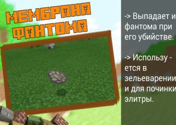 Мембрана фантома в Minecraft PE 1.6