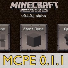 Скачать Minecraft PE 0.1.1