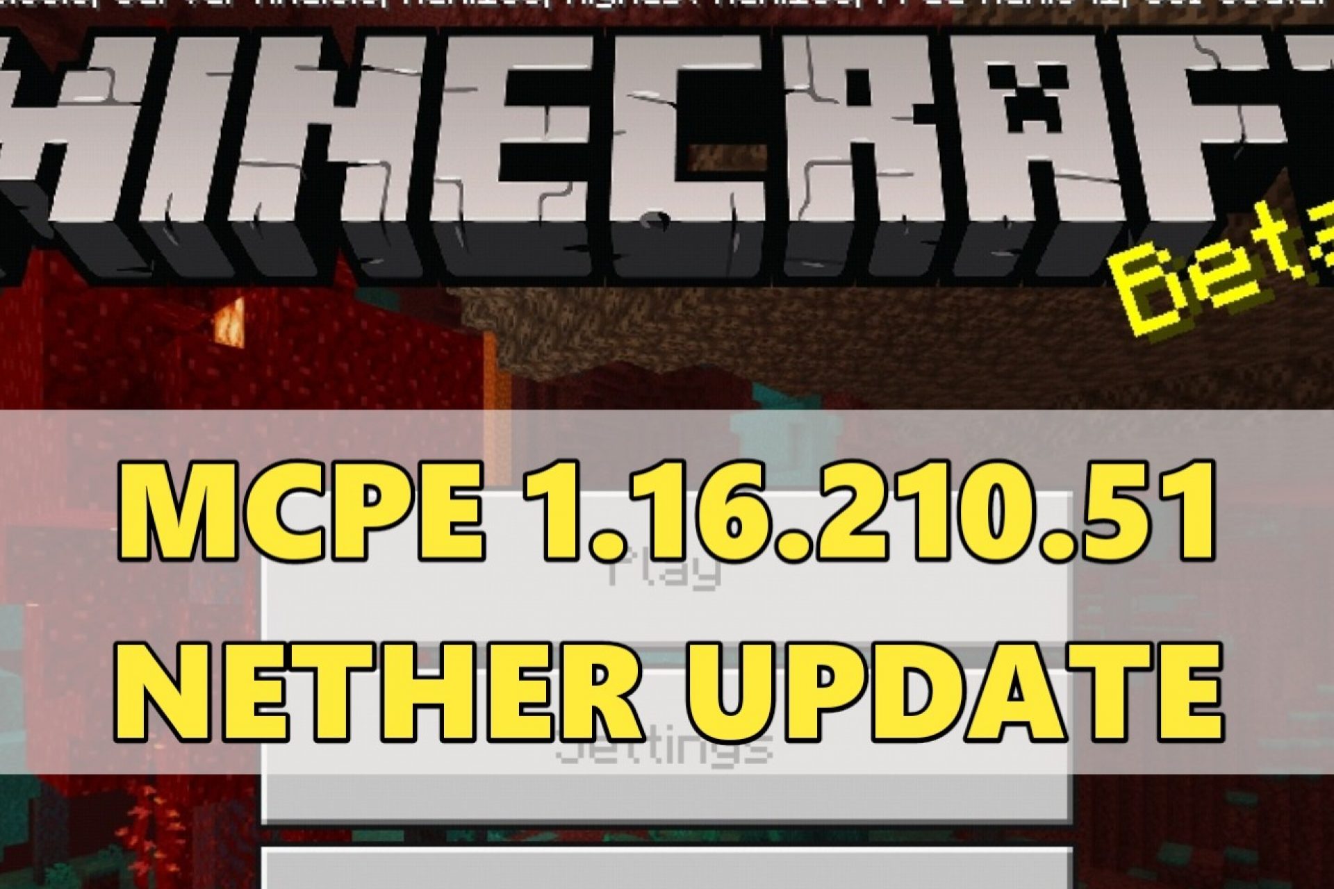 Скачать Minecraft PE 1.16 [Адское Обновление] – Майнкрафт 1.16 Nether  Update на андроид бесплатно