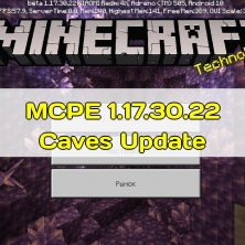 Скачать Minecraft PE 1.17.30.22