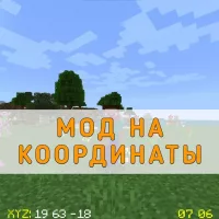 Скачать Мод на Координаты на Minecraft PE