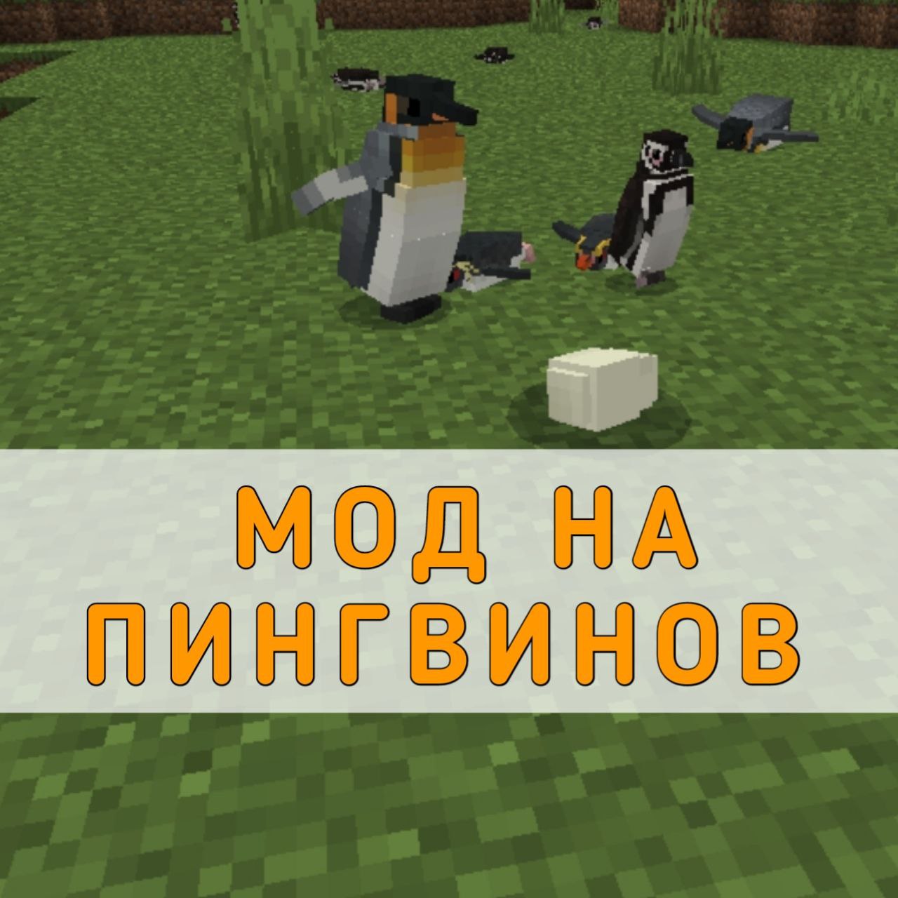 Скачать мод на Пингвинов на Майнкрафт ПЕ – Мод на Пингвинов на Minecraft PE  на Андроид