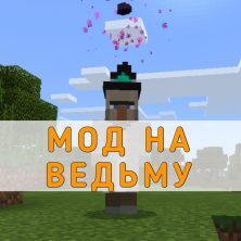 Скачать Мод на Ведьму на Minecraft PE