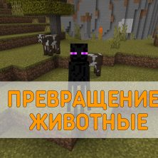 Скачать Мод на Превращение в Животных на Minecraft PE